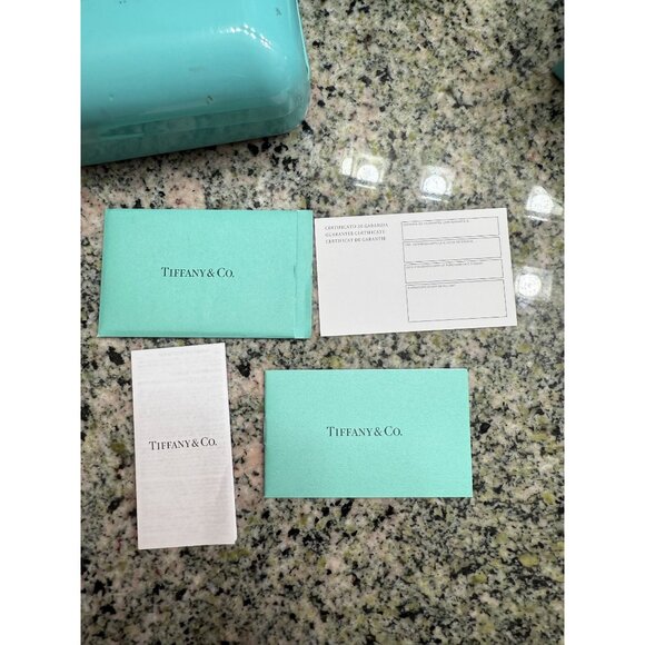 Tiffany & Co. Sunglasses Tiffany Blue Black Square Frame Embellished Key Sides main image 8